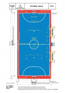 Construcción de pistas de fútbol sala Dimensiones de pista de fútbol sala
