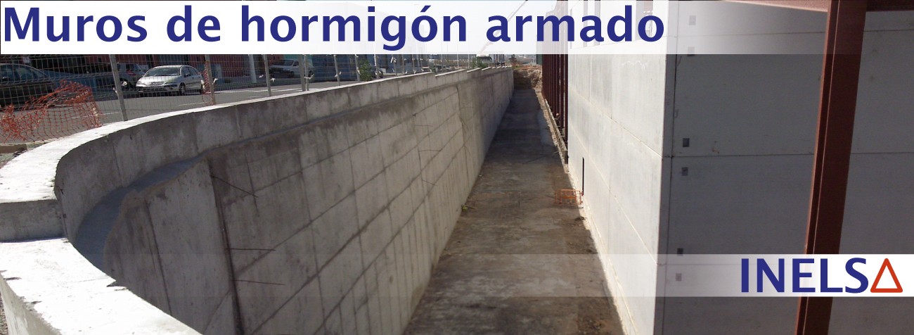Empresa constructora de muros de hormigón armado cerramientos en Alicante