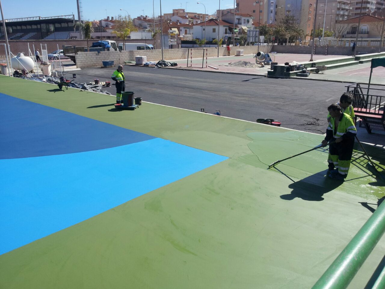 Construcción de Pista deportiva Alicante