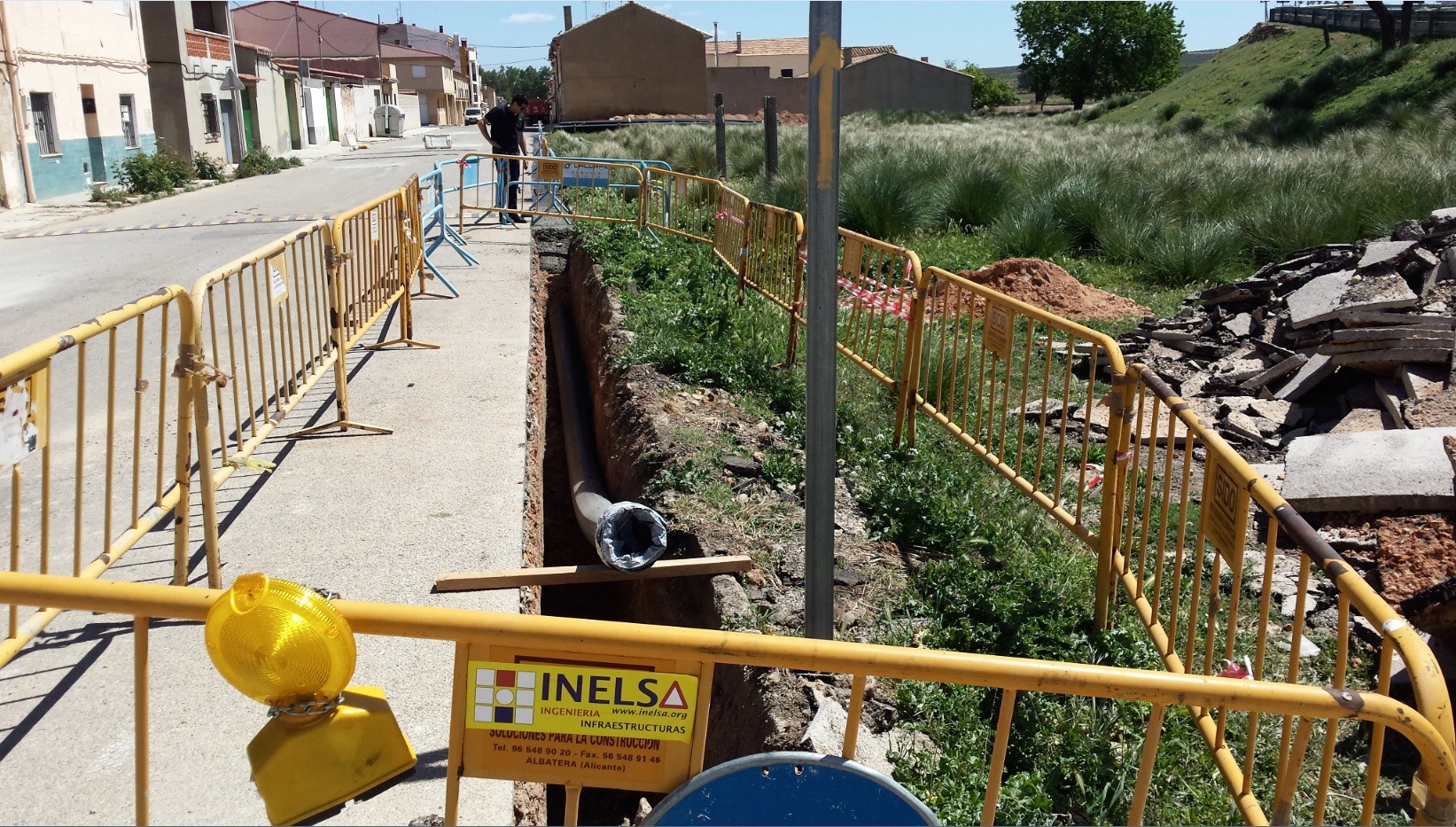 construccion canalizacion red agua potable alicante