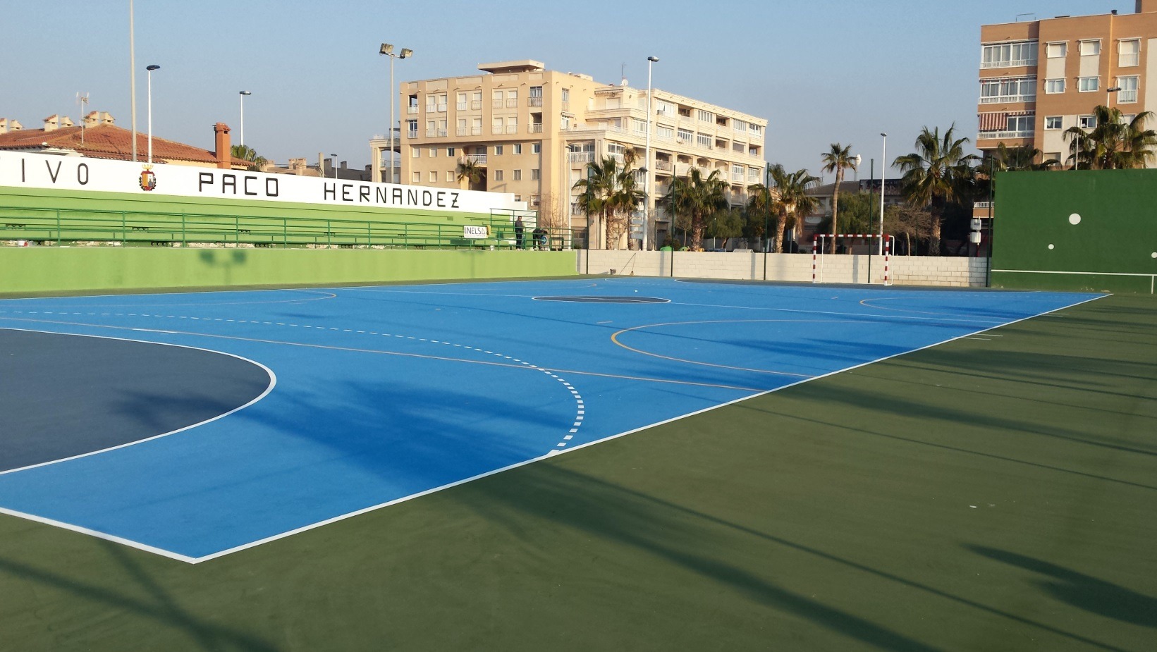 construccion pista deportiva pavimento futbol alicante