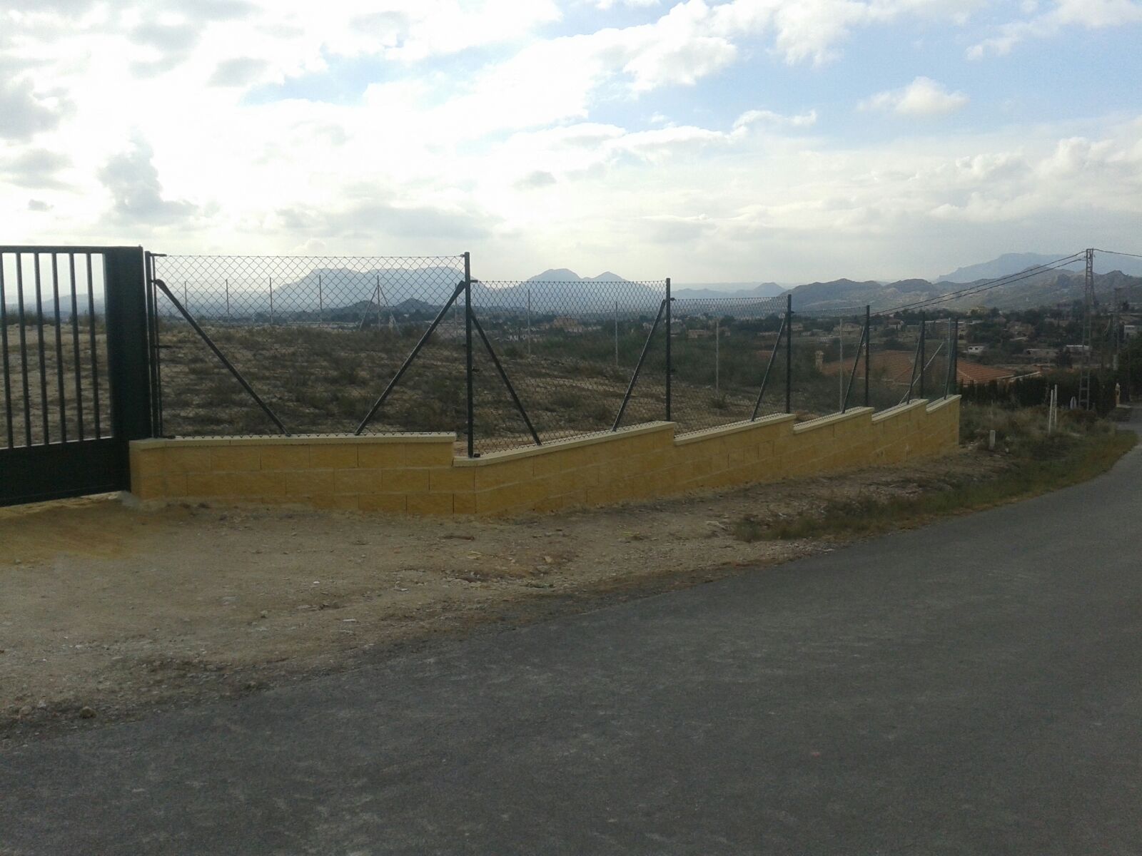 Excavación de cimentación para muros de hormigón armado presupuesto en Alicante